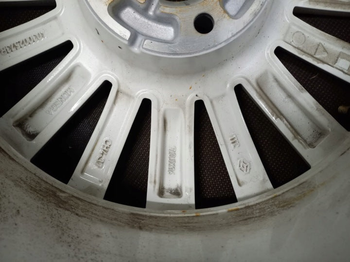 1x Alufelge 16 Zoll 7.0" 4x100 37ET Glanz Weiß 403007684R Renault Twingo Iii FEL1387492044db