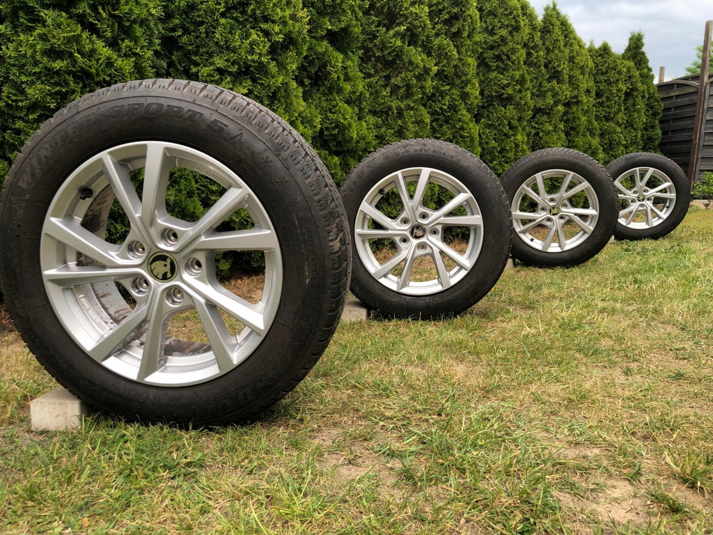 4x Alufelge 16 Zoll 6.5" 5x112 46ET Glanz Silber KBA53400 Skoda Octavia FEL1156890202nd