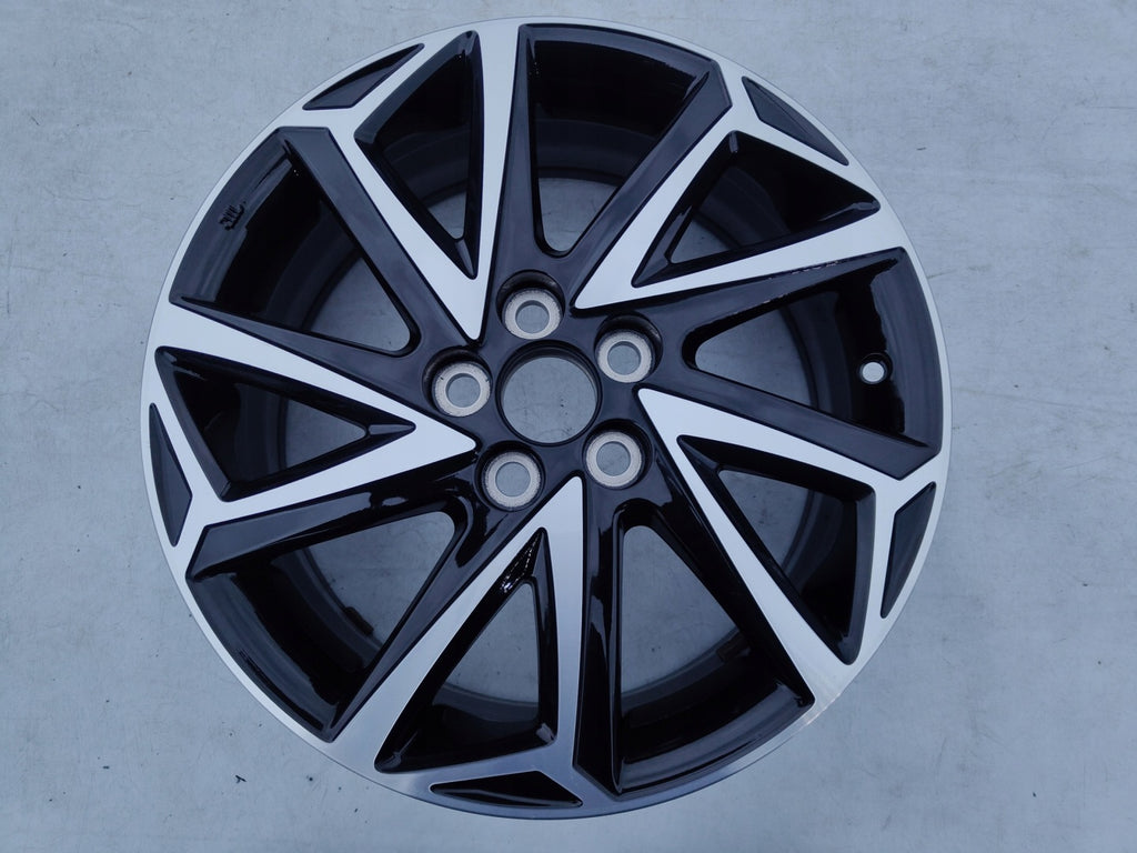 1x Alufelge 16 Zoll 6.0" 5x100 50ET Glanz Schwarz PW457-0D004 Toyota Yaris FEL7872939851fr