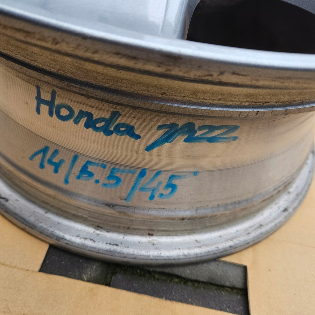 1x Alufelge 14 Zoll 5.5" 4x100 45ET Honda Jazz Rim Wheel FEL2387963004pr