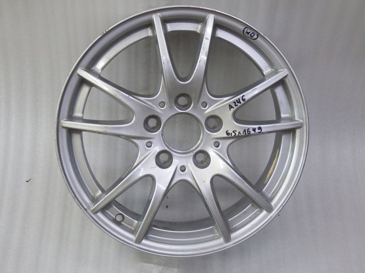 1x Alufelge 16 Zoll 6.5" 5x112 49ET Glanz Silber A2464011302 Mercedes-Benz W246 FEL1172910429sk