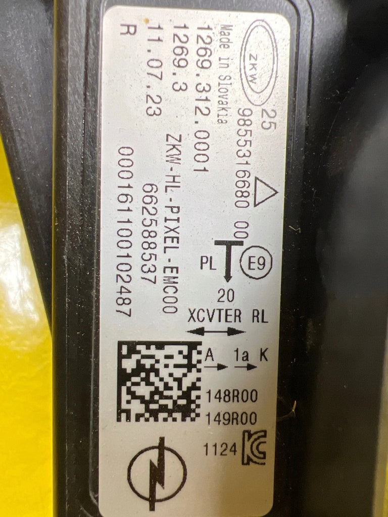 Frontscheinwerfer Opel Astra L 9855316680 LED Rechts Scheinwerfer Headlight SCH1563410631pi