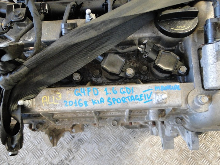Motor Kia Sportage IV G4FD 1.6 GDI 82TKm 2016 Benzin Engine Komplett MOT4891879002vj