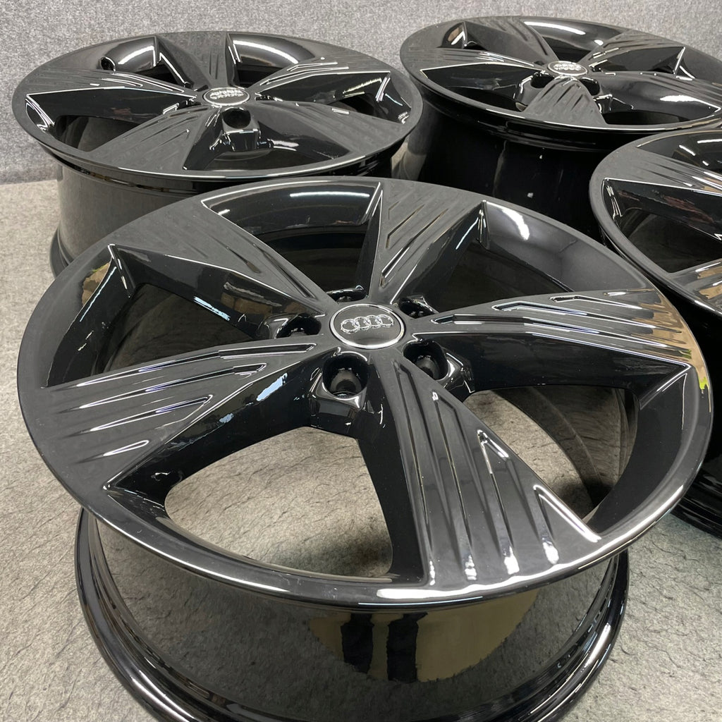 4x Alufelge 19 Zoll 8.0" 5x112 45ET Glanz Schwarz 89A601025B Audi E-Tron FEL6026317354nq
