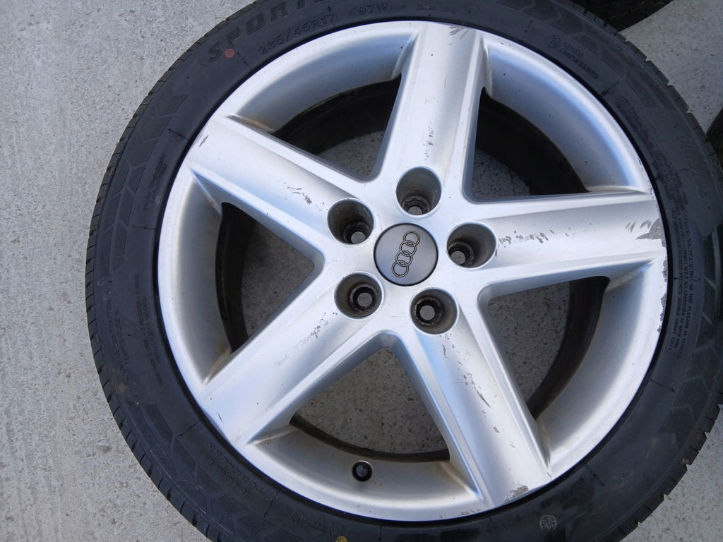 4x Alufelge 17 Zoll 7.5" 5x112 45ET 8E0601025E Audi A4 B6 Rim Wheel FEL5402026301ws