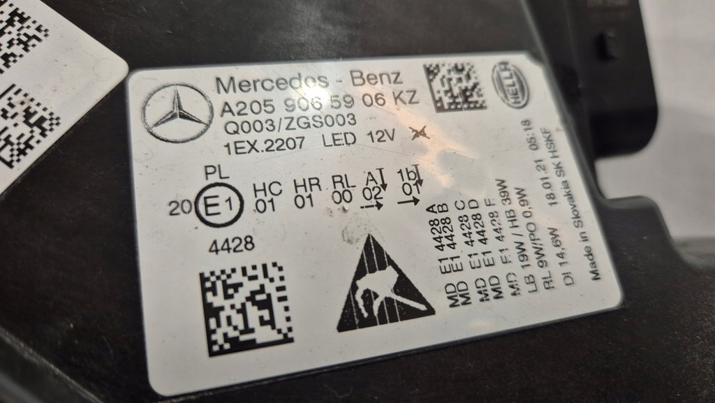 Frontscheinwerfer Mercedes-Benz A2059065906 Links Scheinwerfer Headlight SCH5136163190bl