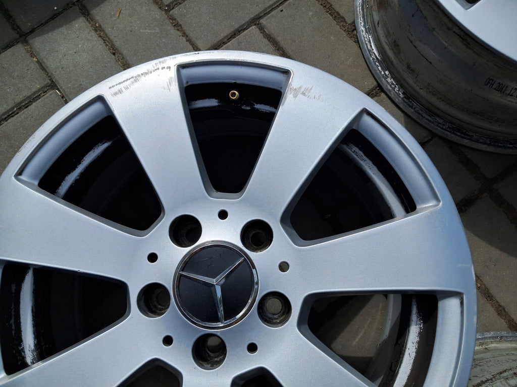 4x Alufelge 17 Zoll 5x112 Mercedes-Benz W204 Rim Wheel FEL7111630060yi
