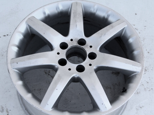 1x Alufelge 17 Zoll 8.5" 5x112 34ET Glanz Silber A2034012402 Mercedes-Benz