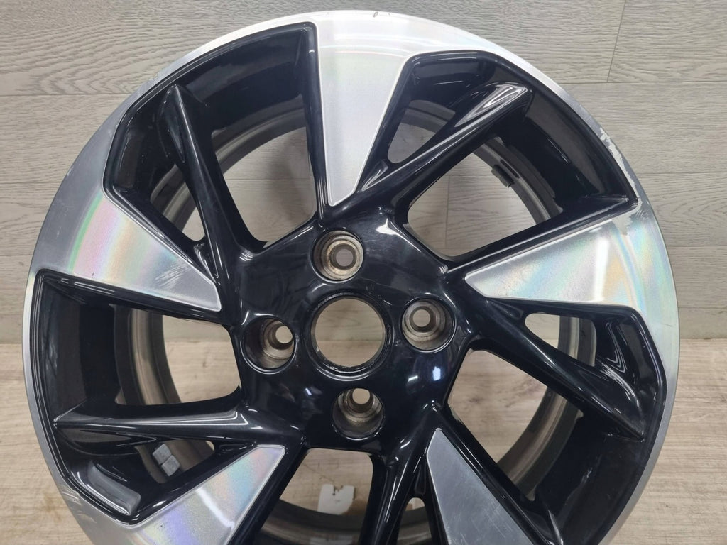 1x Alufelge 16 Zoll 6.5" 4x108 32ET Glanz Schwarz 9833892580 Opel Corsa F FEL5075820980gm