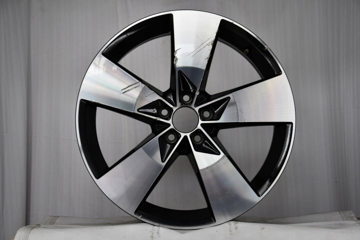 1x Alufelge 19 Zoll 7.5" 5x108 50 5ET Glanz Schwarz 31471554 Volvo Rim Wheel FEL6015657464mc