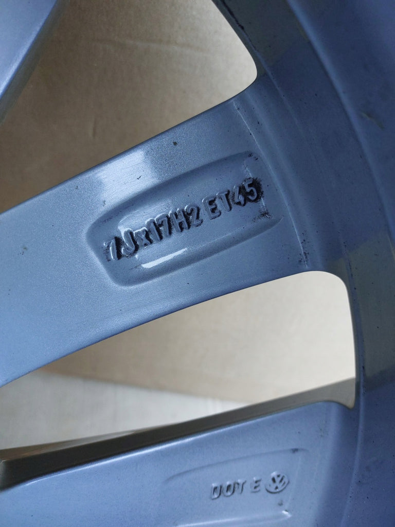 1x Alufelge 17 Zoll 7.0" 5x112 45ET Glanz Silber 2GA601025P Mg T-Roc Rim Wheel FEL9985909100jh