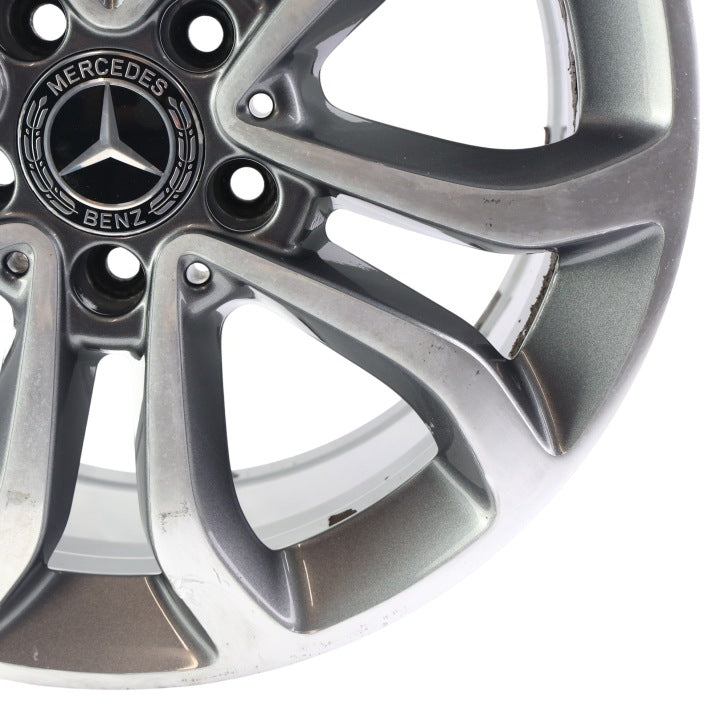 1x Alufelge 17 Zoll 8.0" 5x112 A2054013900 Mercedes-Benz W205 Rim Wheel FEL6017444835ts