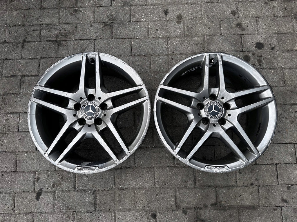 1x Alufelge 18 Zoll 9.0" 5x112 54ET Glanz Graphit A2124010400 Mercedes-Benz W212