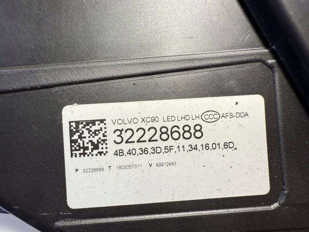 Frontscheinwerfer Volvo Xc90 32228688 Full LED Links Scheinwerfer Headlight