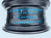 Laden Sie das Bild in den Galerie-Viewer, 1x Alufelge 17 Zoll 7.0" 5x108 46ET 9810098577 Citroën Rim Wheel FEL1520234171fu