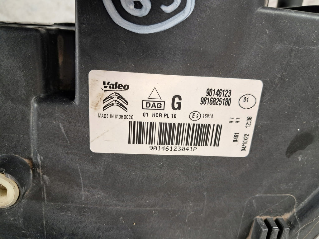 Frontscheinwerfer Citroën Berlingo 9816825180 Links Scheinwerfer Headlight SCH4510181970ez