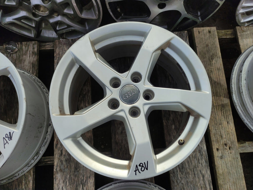 4x Alufelge 17 Zoll 7.5" 5x112 51ET Glanz Silber 8V0601025CT Audi A3 Rim Wheel FEL4831835354vb