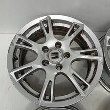 Load image into Gallery viewer, 4x Alufelge 16 Zoll 6.5" 5x112 33ET Glanz Silber Seat Alhambra Rim Wheel FEL7796622036do