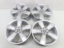 Load image into Gallery viewer, 4x Alufelge 17 Zoll 6.5" 5x112 41ET Glanz Silber 3G0071497B VW Tiguan Golf I FEL9262605591si