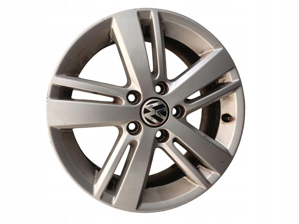 1x Alufelge 16 Zoll 6.5" 5x112 50ET Glanz Silber 5C0601025AB VW Jetta I FEL3295732074wc