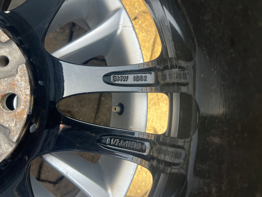 1x Alufelge 18 Zoll 8.5" 5x120 52ET Glanz Schwarz 6786888 BMW E88 E87 Rim Wheel