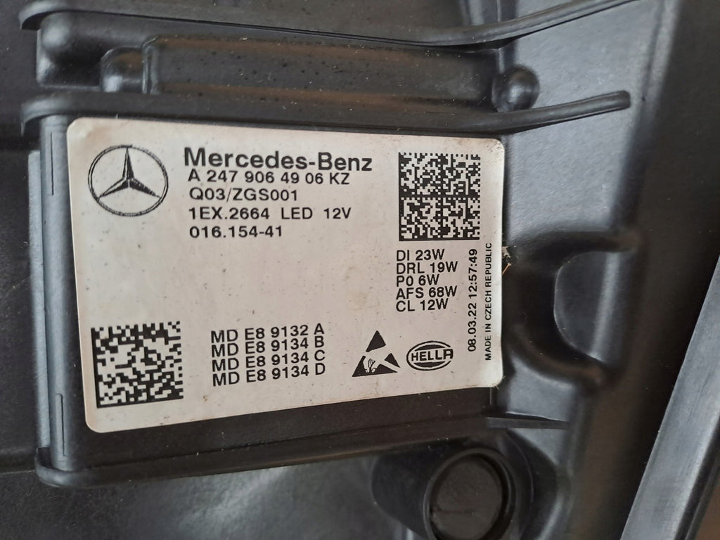 Frontscheinwerfer Mercedes-Benz W247 A2479064906 LED Links Headlight SCH1160700859xx