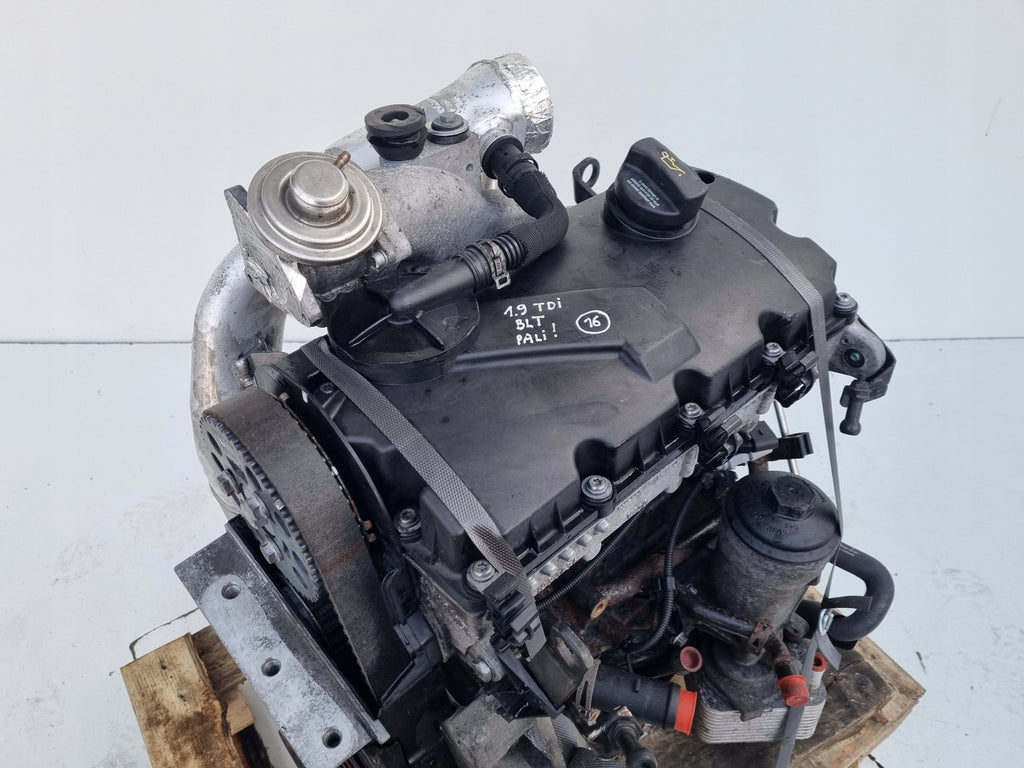 Motor VW Polo 9n BLT 1.9 TDI 130PS 96kW 142TKm 2001 Diesel Engine Komplett