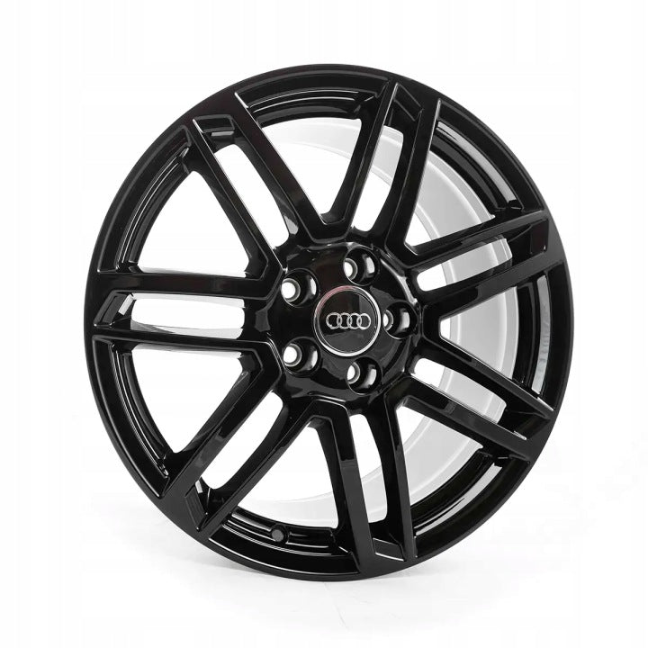 4x Alufelge 18 Zoll 8.5" 5x112 50ET Matt Silber Audi Rim Wheel FEL1688540314wm