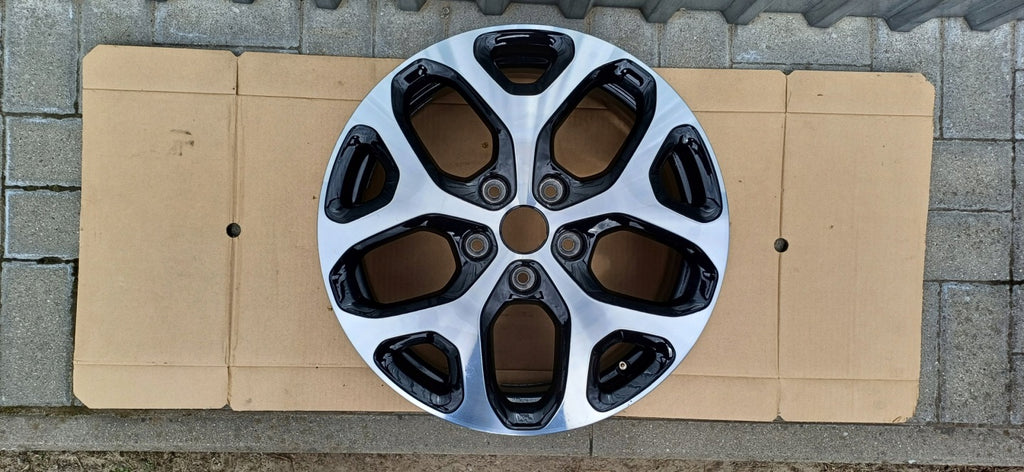 1x Alufelge 17 Zoll 6.5" 5x114.3 50ET Glanz Silber 403004100R Dacia Duster FEL6541553885ka