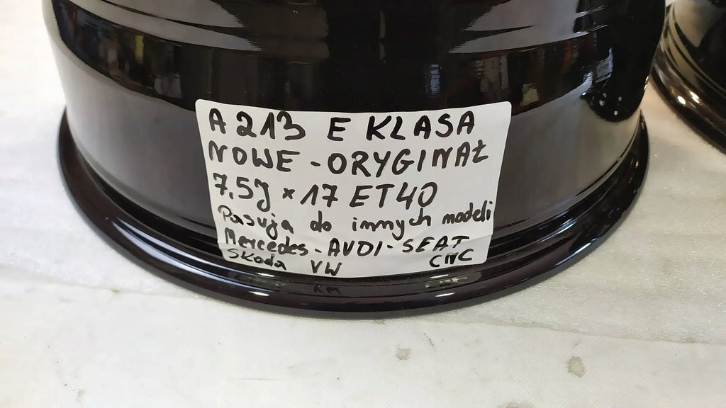 4x Alufelge 17 Zoll 7.5" 5x112 40ET Glanz Silber A2134011200 Mercedes-Benz W213 FEL2335830718dy