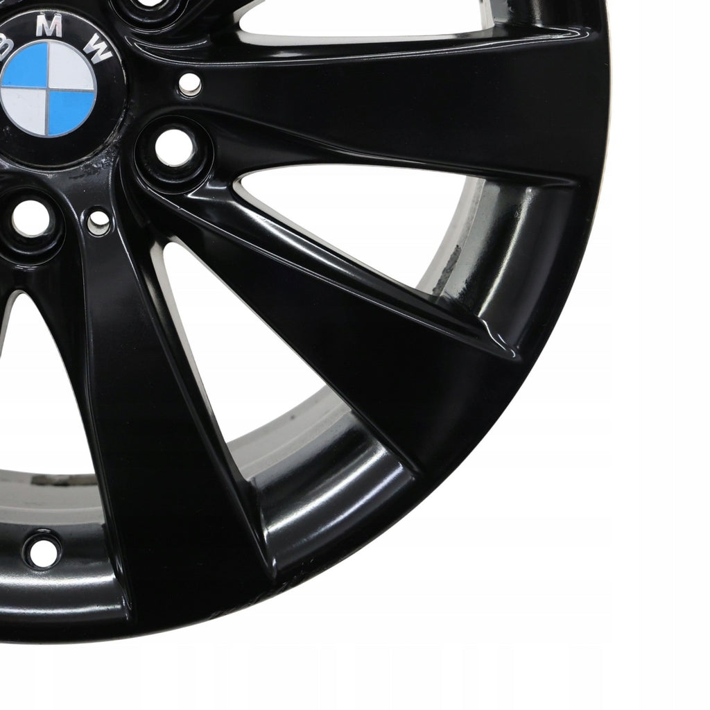 1x Alufelge 17 Zoll 7.5" 5x120 37ET Glanz Schwarz 6867126 BMW F30 F32 F31 FEL3216983322nt