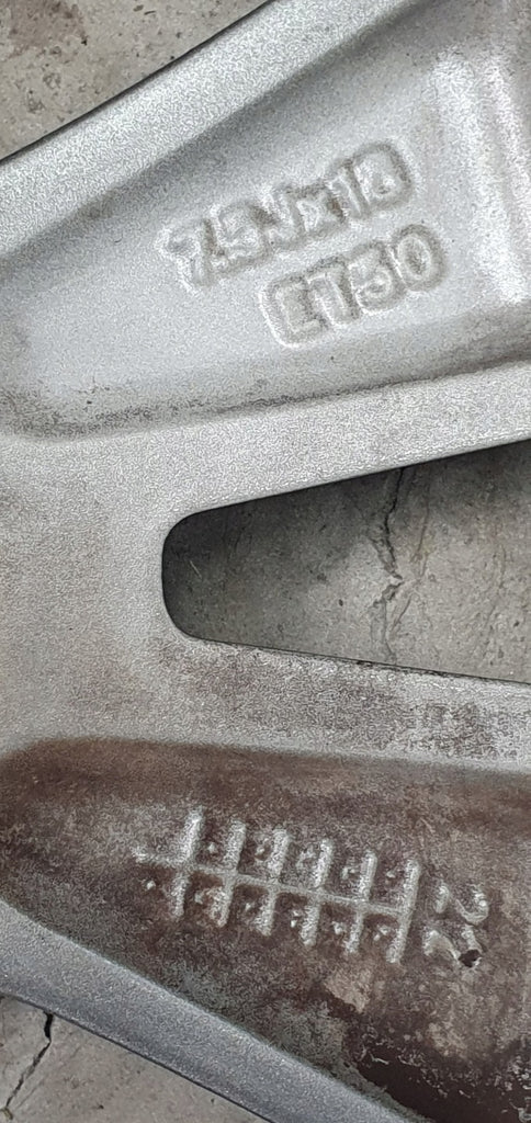 1x Alufelge 18 Zoll 7.5" 5x112 50ET Glanz Graphit LV4CN2B Ford Mondeo I Kuga FEL7462978607ef