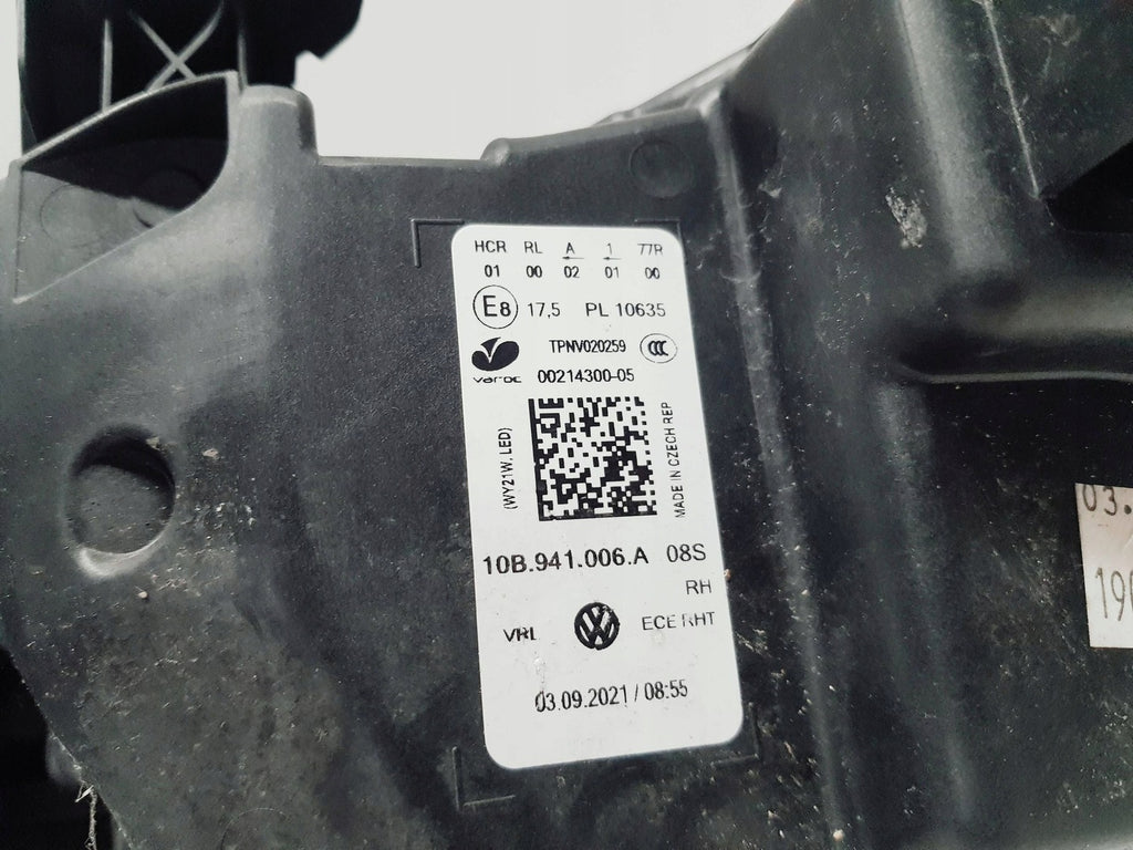 Frontscheinwerfer VW Id.3 10B941006A LED Rechts Scheinwerfer Headlight SCH3430697274kq