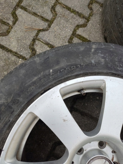 4x Alufelge 17 Zoll 8.0" 5x112 43ET Glanz Silber A2214010202 Mercedes-Benz W221 FEL8145812595kn