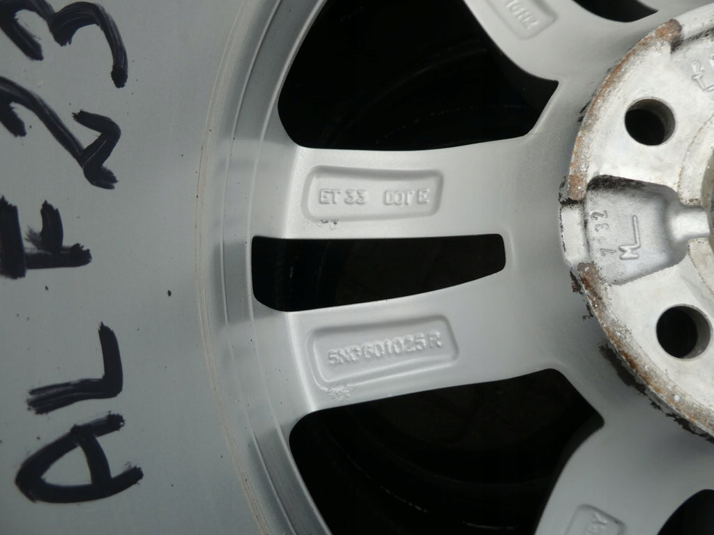4x Alufelge 16 Zoll 6.5" 5x112 33ET Glanz Silber 5N0601025R VW Tiguan Rim Wheel FEL8002013982qf