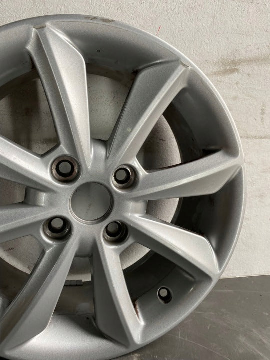 1x Alufelge 16 Zoll 6.5" 4x108 47 5ET Glanz Silber H1BJ-1007-C1A Ford Fiesta I FEL6585066119rm