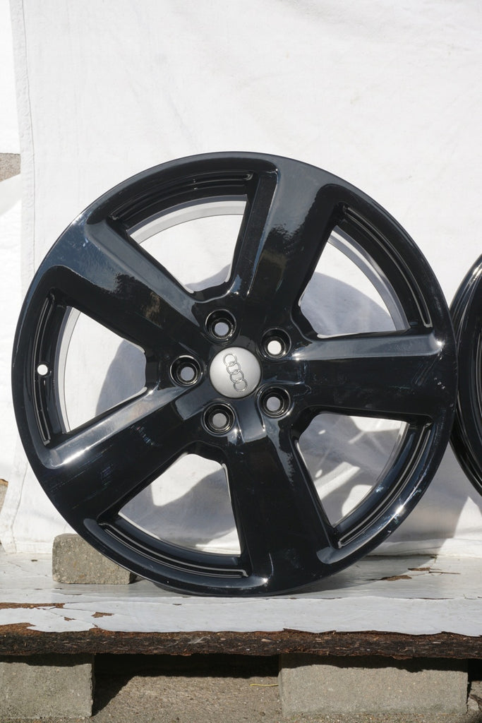 4x Alufelge 18 Zoll 8.0" 5x112 43ET Glanz Silber 8E0601025 Audi Rim Wheel FEL1032651336bi