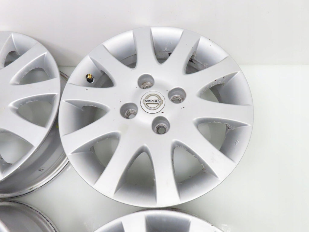 4x Alufelge 16 Zoll 6.0" 4x114.3 45ET Silber Nissan I Rim Wheel FEL6689948593jh