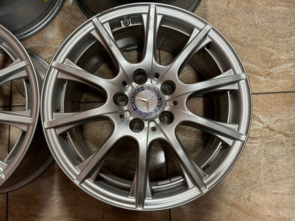 4x Alufelge 16 Zoll 6.5" 5x112 38ET A2054012400 Mercedes-Benz W205 Rim Wheel FEL1938451309cl