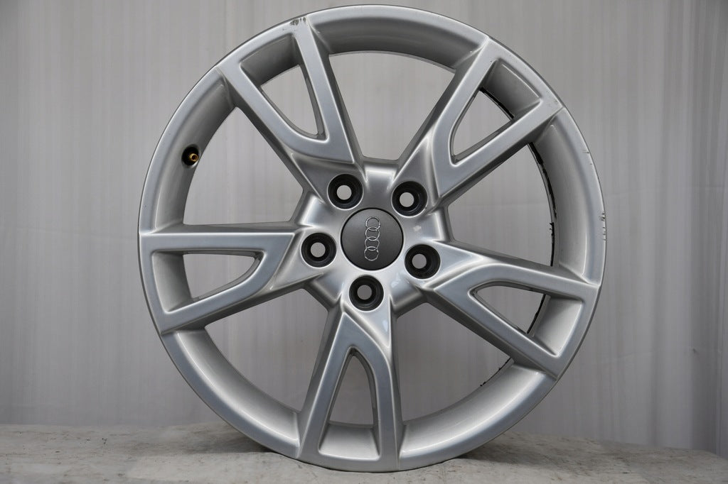 1x Alufelge 17 Zoll 6.5" 5x112 33ET Glanz Silber 8U0071497 Audi Rim Wheel FEL6477120217gr