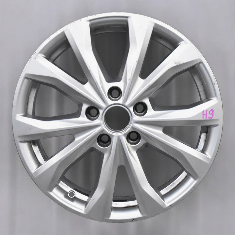 1x Alufelge 17 Zoll 6.5" 5x112 49ET Glanz Silber 2K7601025A VW Caddy V Rim Wheel