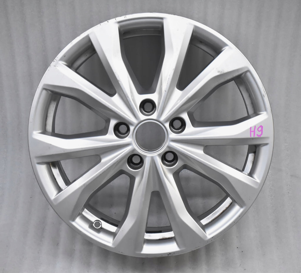 1x Alufelge 17 Zoll 6.5" 5x112 49ET Glanz Silber 2K7601025A VW Caddy V Rim Wheel