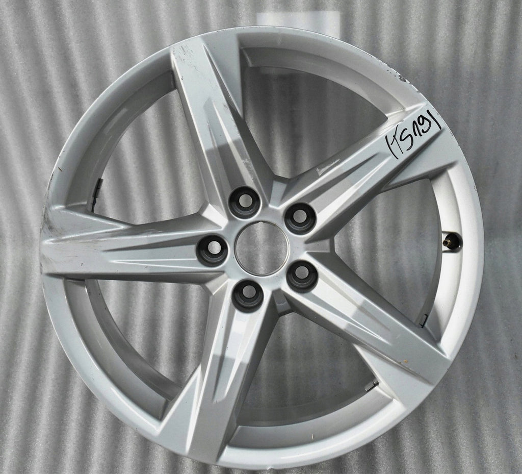 1x Alufelge 18 Zoll 8.0" 5x112 39ET Glanz Silber 80A601025BE Audi Q5 Rim Wheel