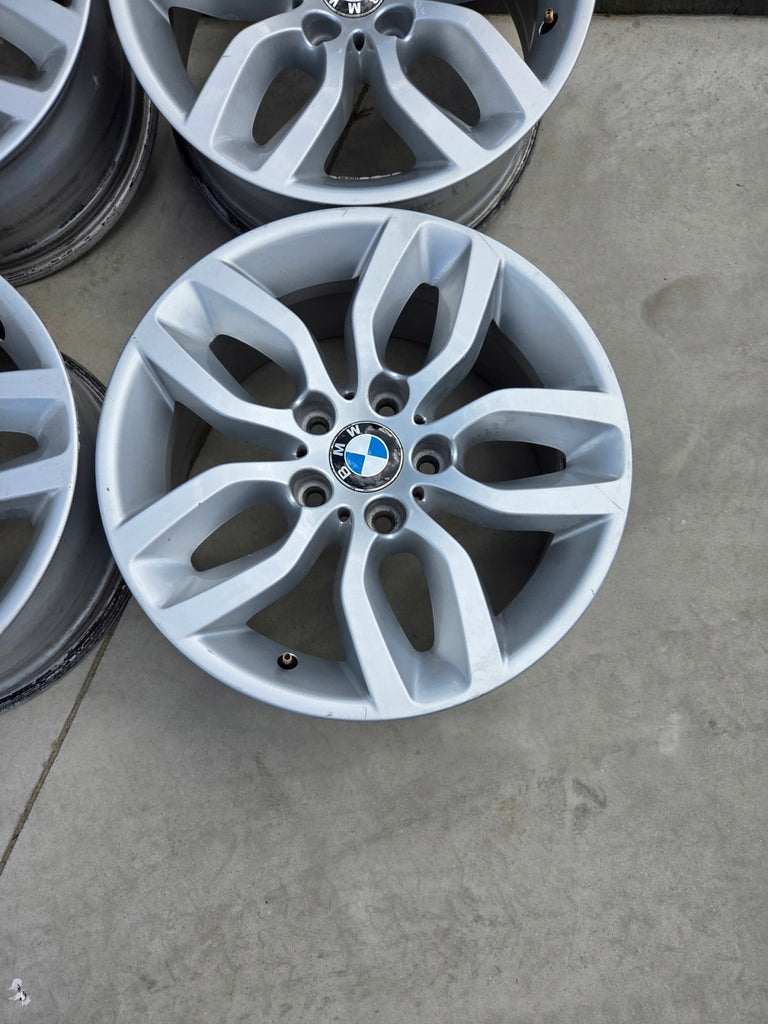 4x Alufelge 17 Zoll 7.5" 5x120 32ET Glanz Silber 6787576 BMW F26 X3 F25 FEL2124252219ab