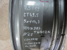 Laden Sie das Bild in den Galerie-Viewer, 1x Alufelge 19 Zoll 7.5" 5x114.3 529102W410 Hyundai Santa I Tucson Fe Rim Wheel FEL1451382837aa