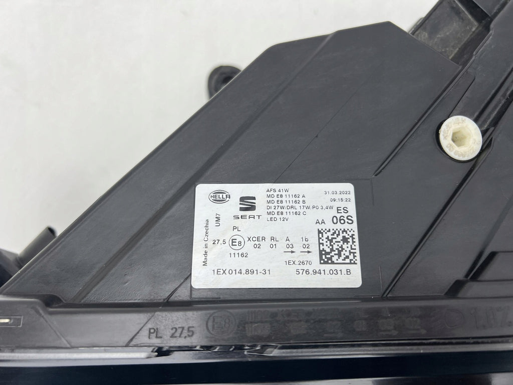 Frontscheinwerfer Seat Ateca 576941031B LED Links Scheinwerfer Headlight SCH1172123659np