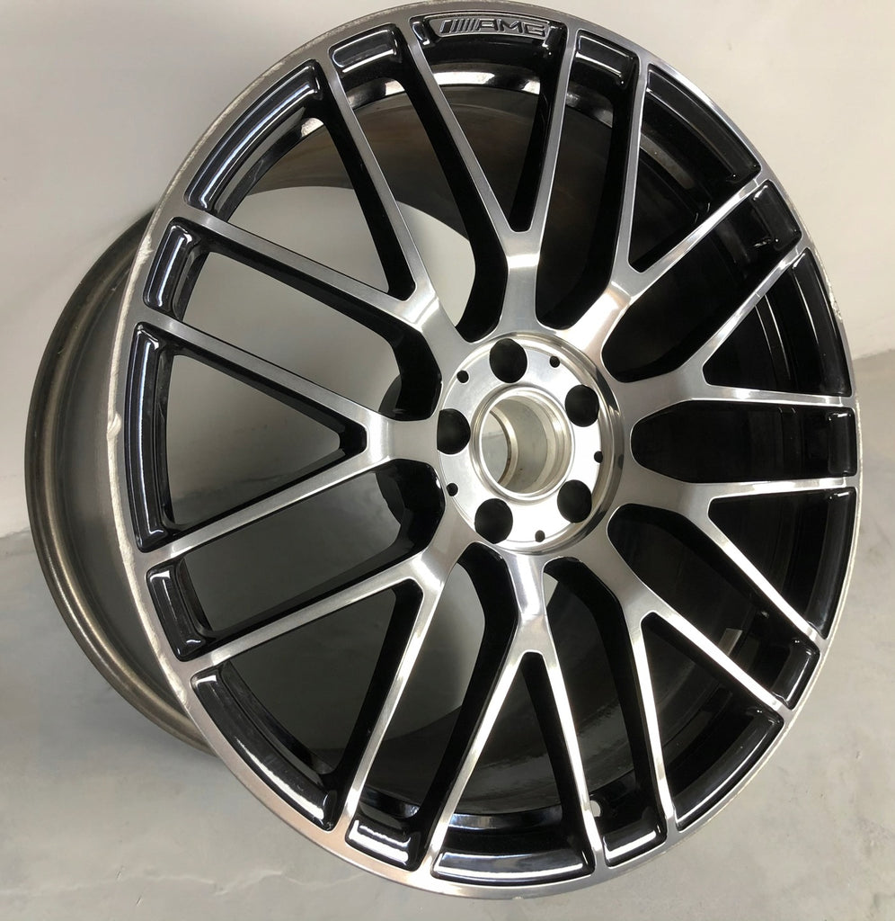 1x Alufelge 20 Zoll 11.0" 5x112 68ET Matt Schwarz A1904010800 Mercedes-Benz Gt