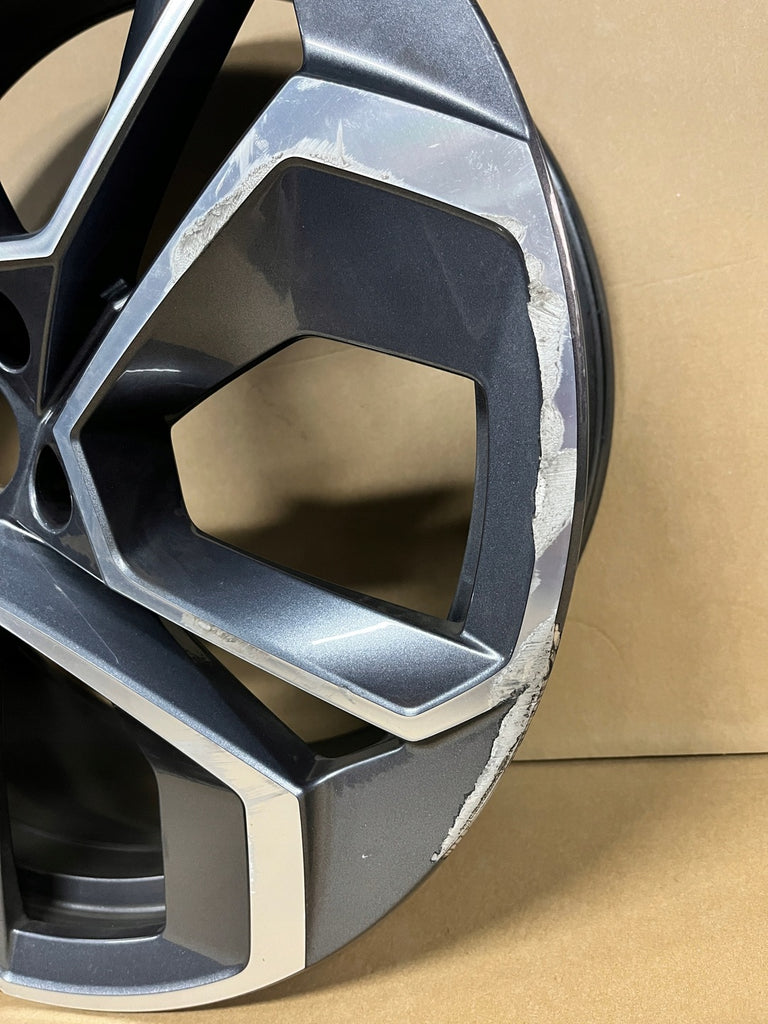 1x Alufelge 19 Zoll 7.5" 5x112 48ET Glanz Silber 5E3601025 Skoda Octavia