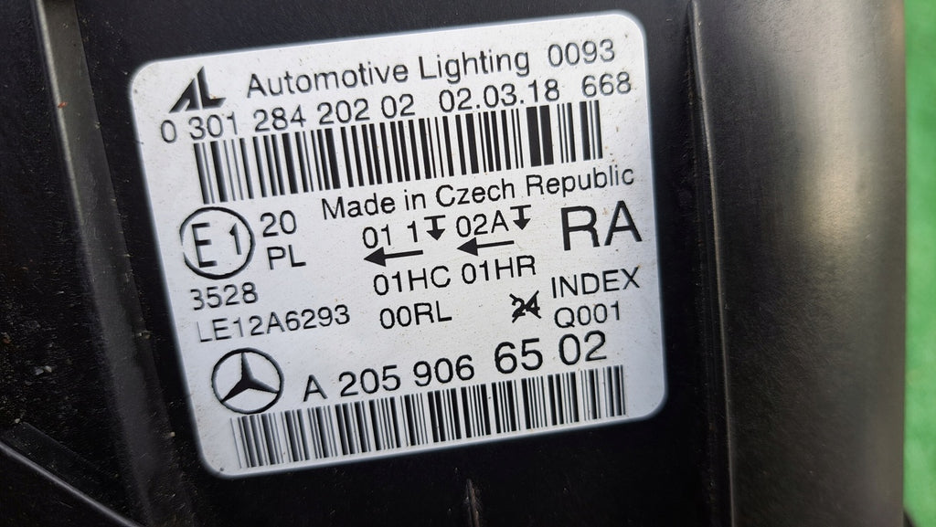 Frontscheinwerfer Mercedes-Benz W205 2059066502 Rechts Scheinwerfer Headlight SCH6281865308hz