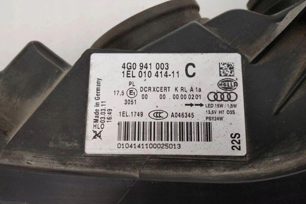 Frontscheinwerfer Audi A6 Avant 4G0941003 4G0941003C Xenon Rechts oder Links